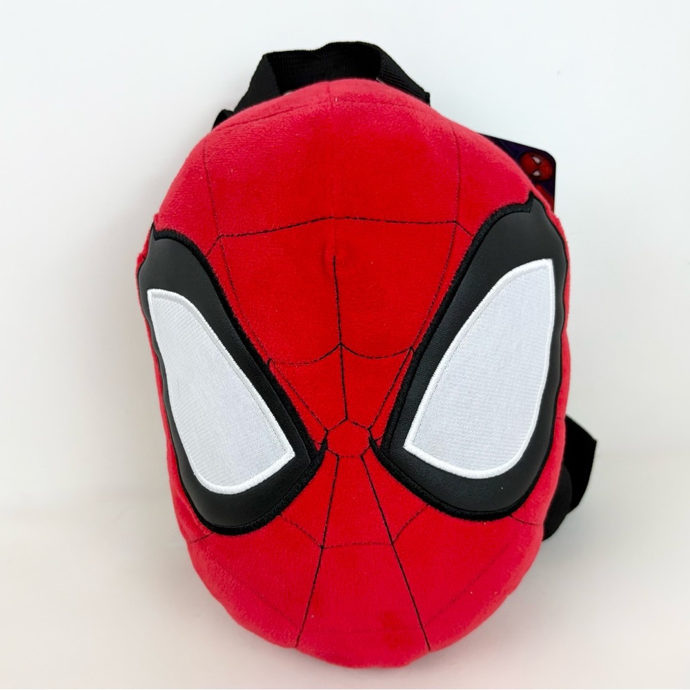 Spider-Man Head Plush Backpack Marvel Adjustable Strap Bag New With Tags